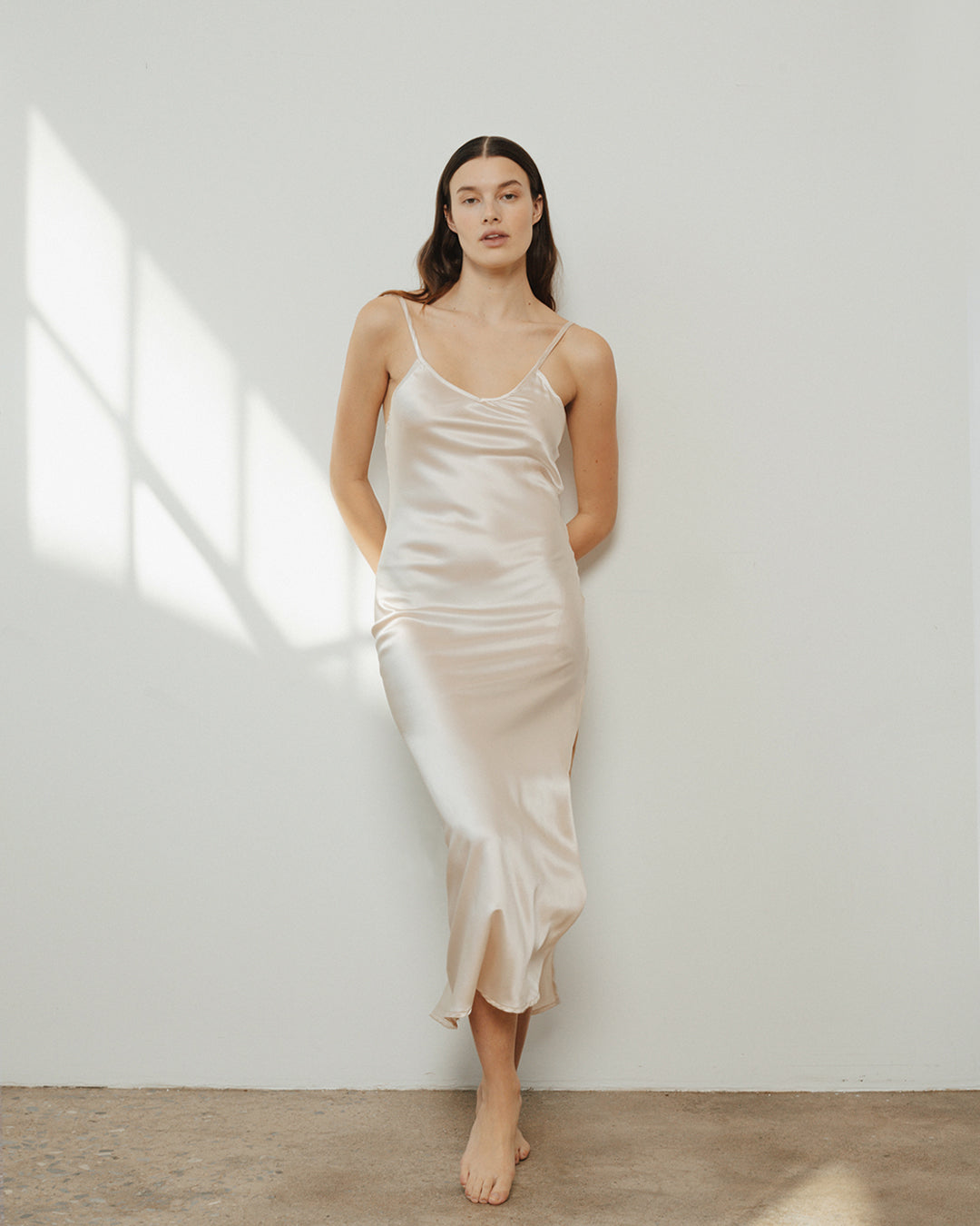 Ivory Silk Dress